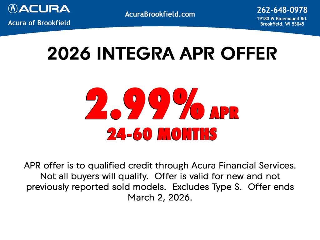 2026 Acura Integra A-Spec Tech Package