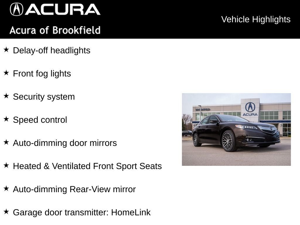 2015 Acura TLX V6 Advance