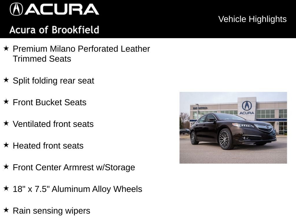 2015 Acura TLX V6 Advance