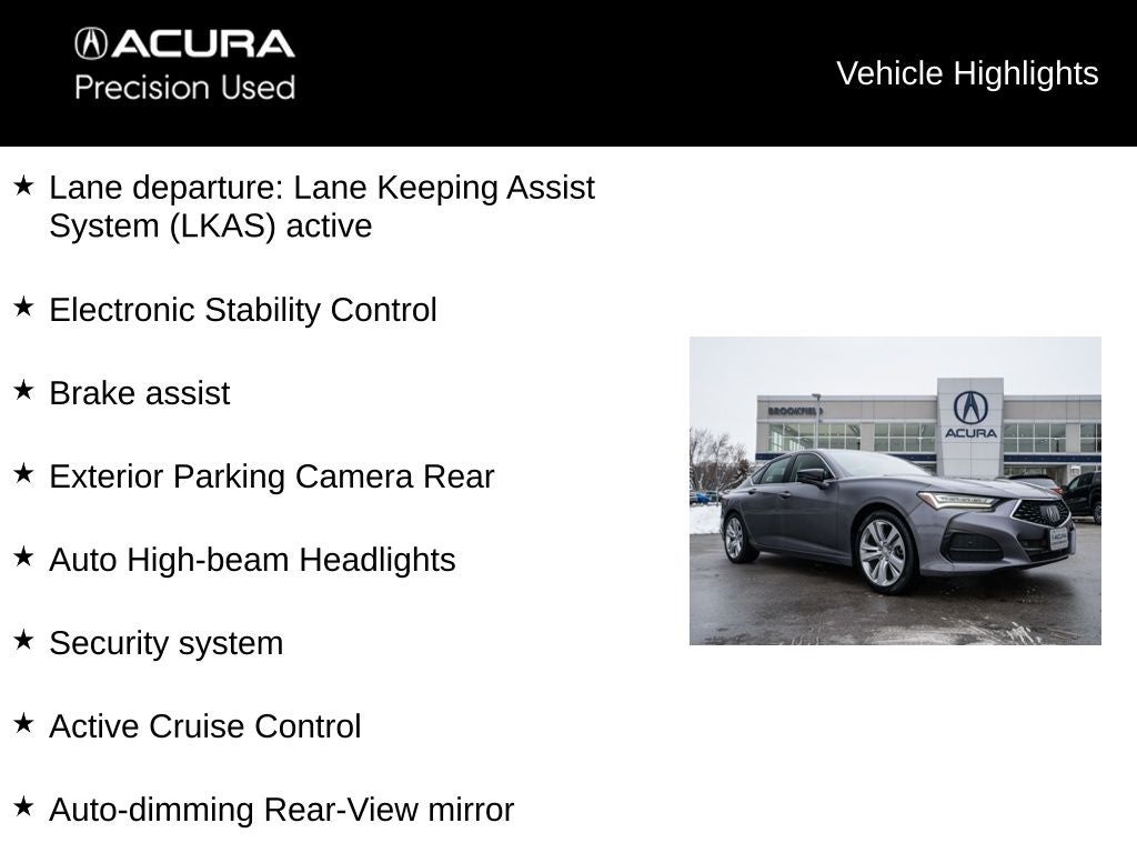 2021 Acura TLX Technology Package SH-AWD