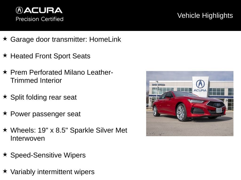 2021 Acura TLX Technology Package SH-AWD