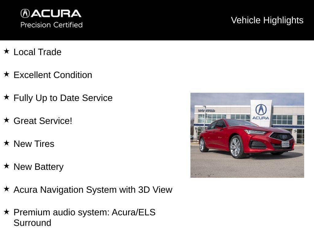 2021 Acura TLX Technology Package SH-AWD