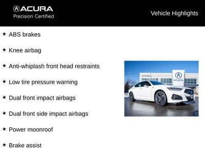 2023 Acura TLX A-Spec Package SH-AWD