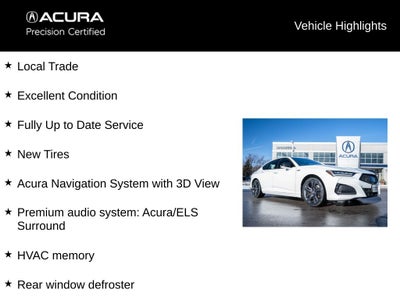 2023 Acura TLX A-Spec Package SH-AWD