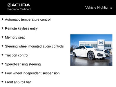 2023 Acura TLX A-Spec Package SH-AWD