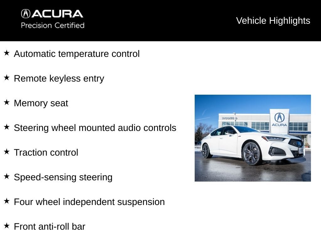 2023 Acura TLX A-Spec Package SH-AWD