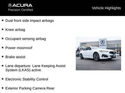 2025 Acura TLX A-Spec Package SH-AWD