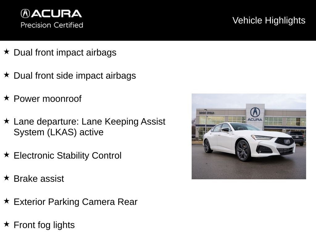 2023 Acura TLX A-Spec Package SH-AWD