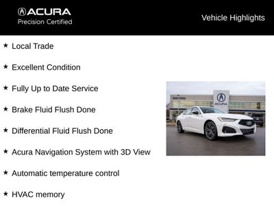 2023 Acura TLX A-Spec Package SH-AWD