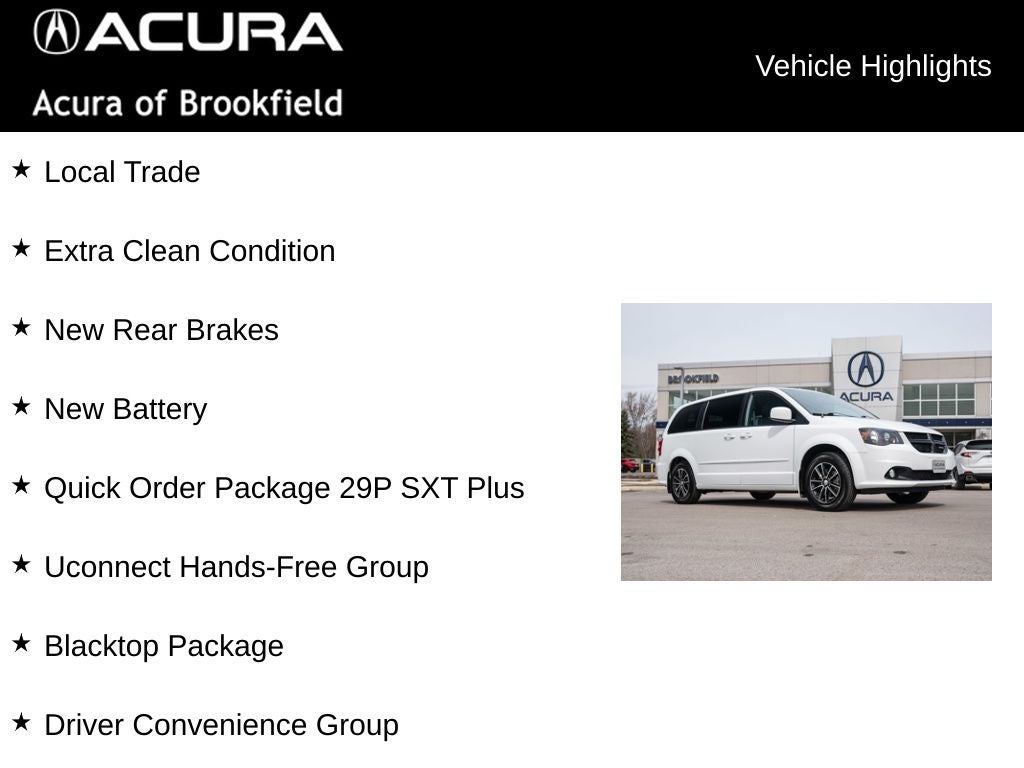 2016 Dodge Grand Caravan SXT