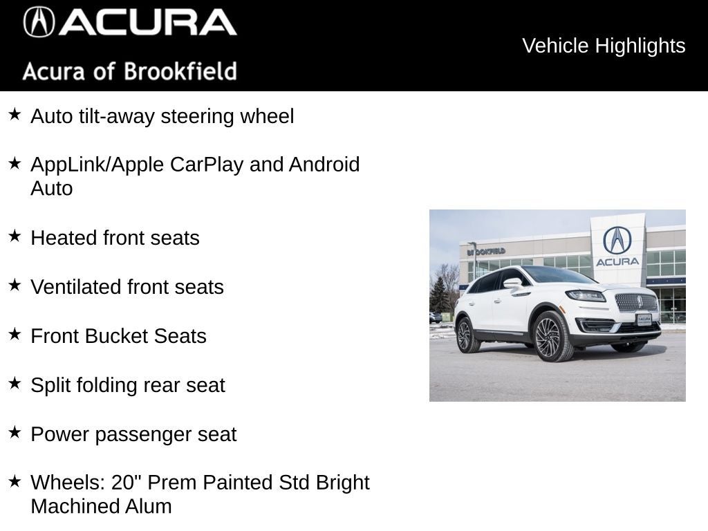 2020 Lincoln Nautilus Reserve