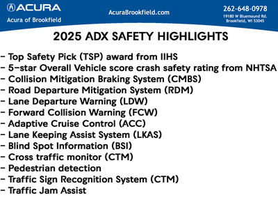 2025 Acura ADX A-Spec Package AWD