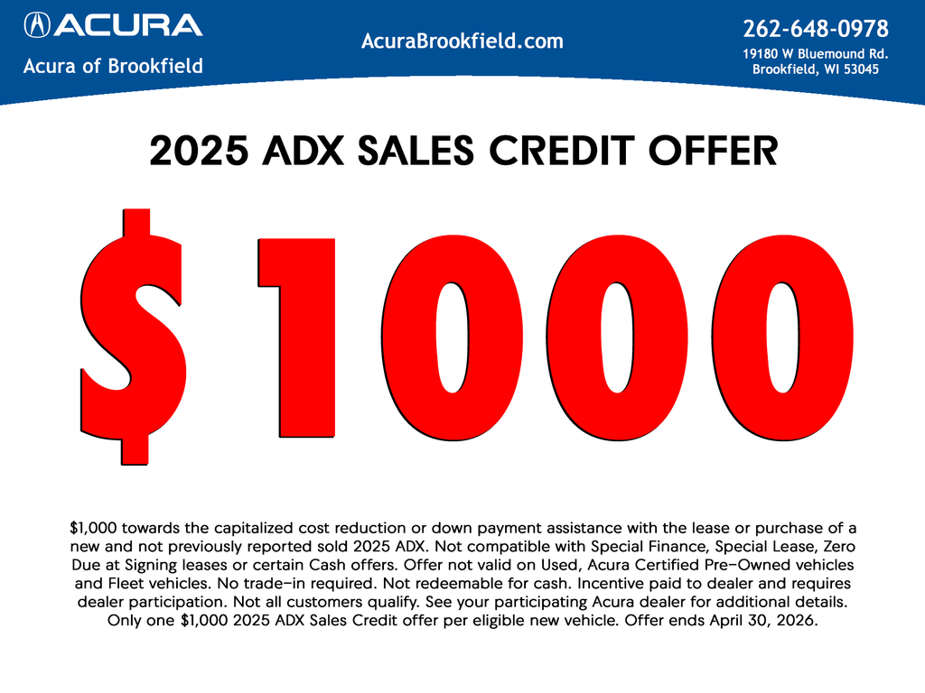 2025 Acura ADX A-Spec Package