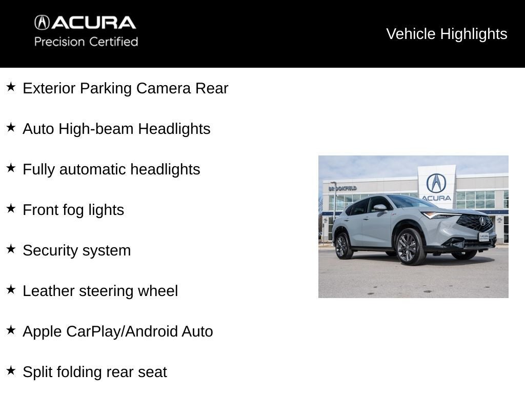2025 Acura ADX A-Spec Package