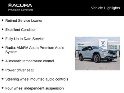 2025 Acura ADX A-Spec Package