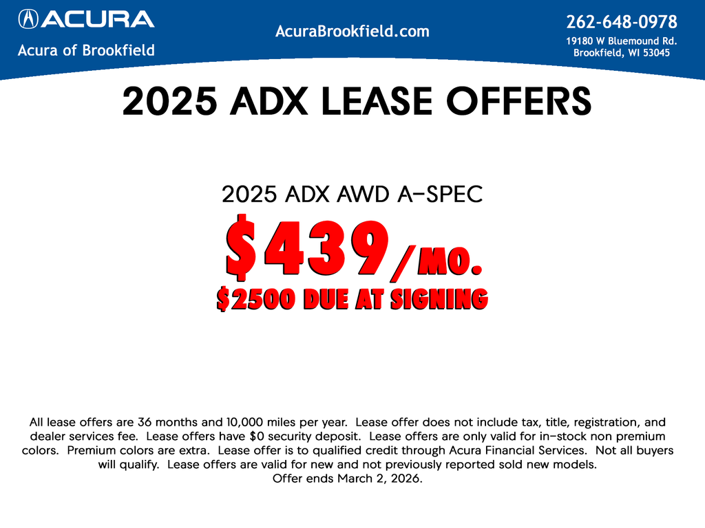 2025 Acura ADX A-Spec Package AWD