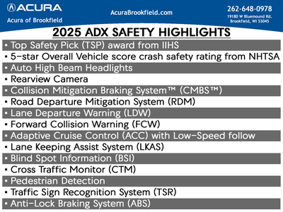 2026 Acura ADX A-Spec Advance Package