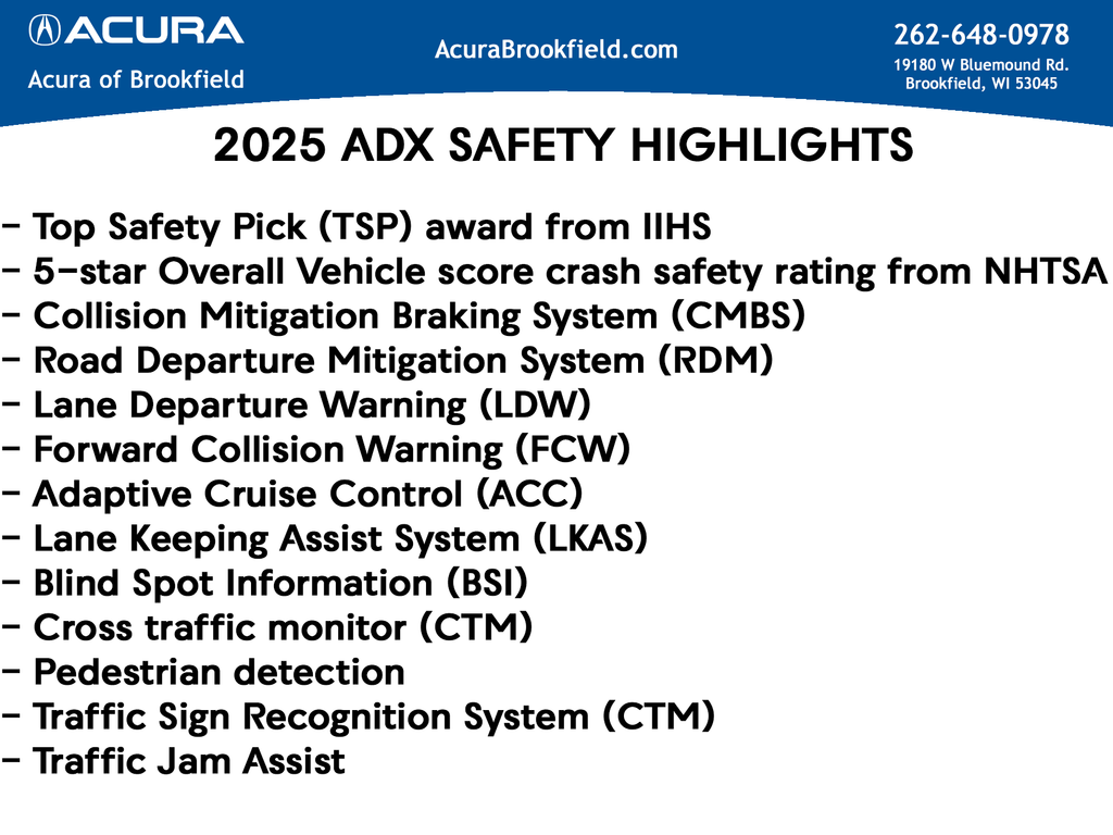 2026 Acura ADX A-Spec Advance Package
