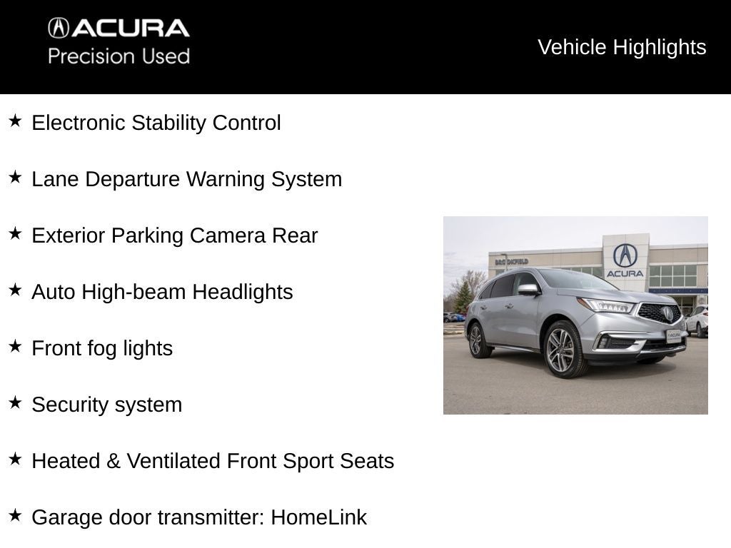 2017 Acura MDX 3.5L SH-AWD w/Advance Package