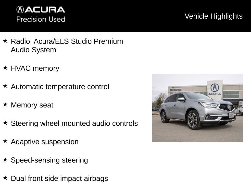 2017 Acura MDX 3.5L SH-AWD w/Advance Package