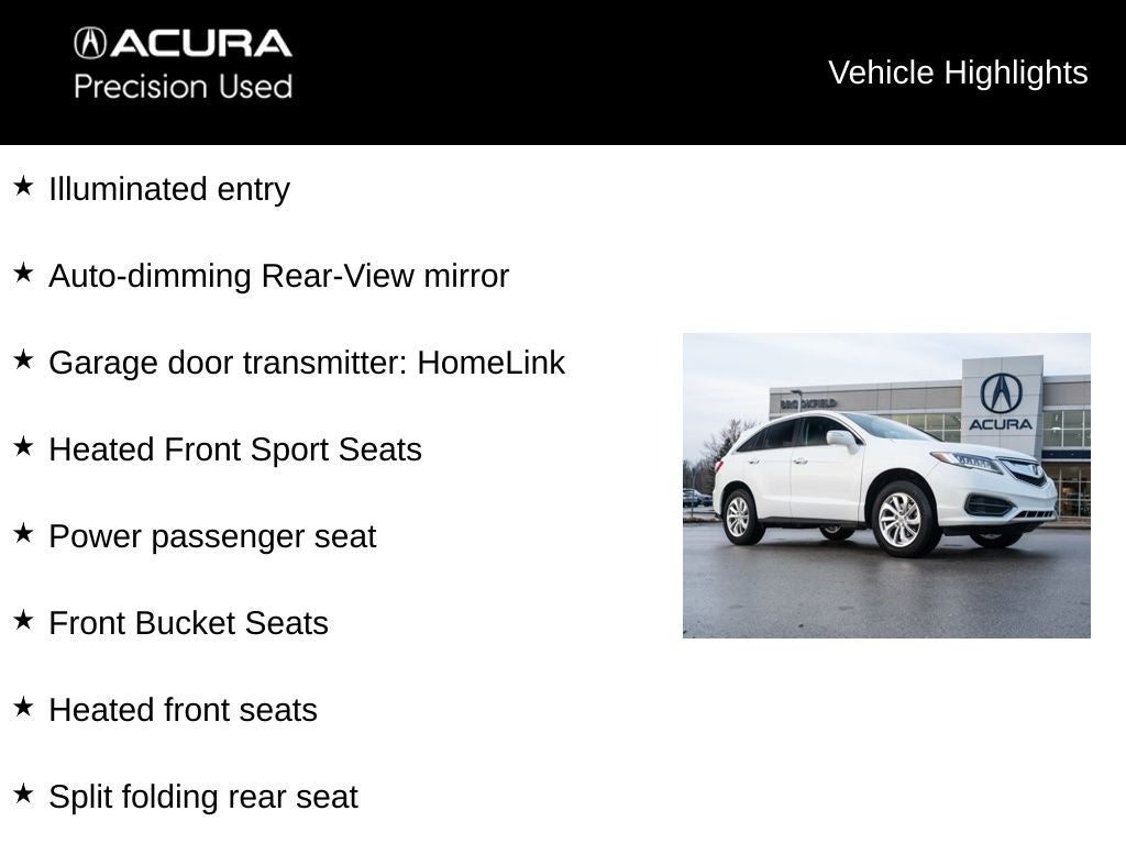 2018 Acura RDX Technology Package