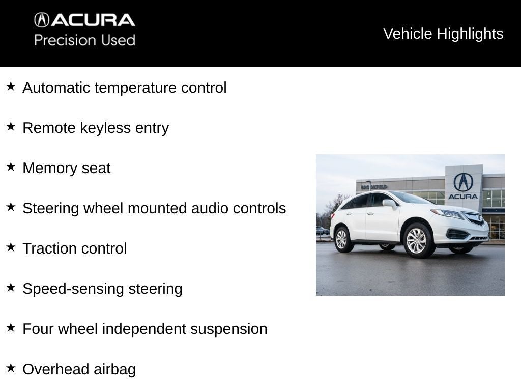 2018 Acura RDX Technology Package