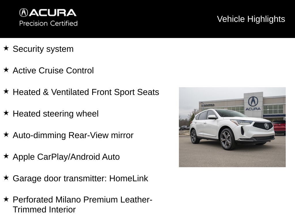 2023 Acura RDX Advance Package SH-AWD