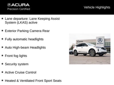 2025 Acura RDX A-Spec Advance Package SH-AWD