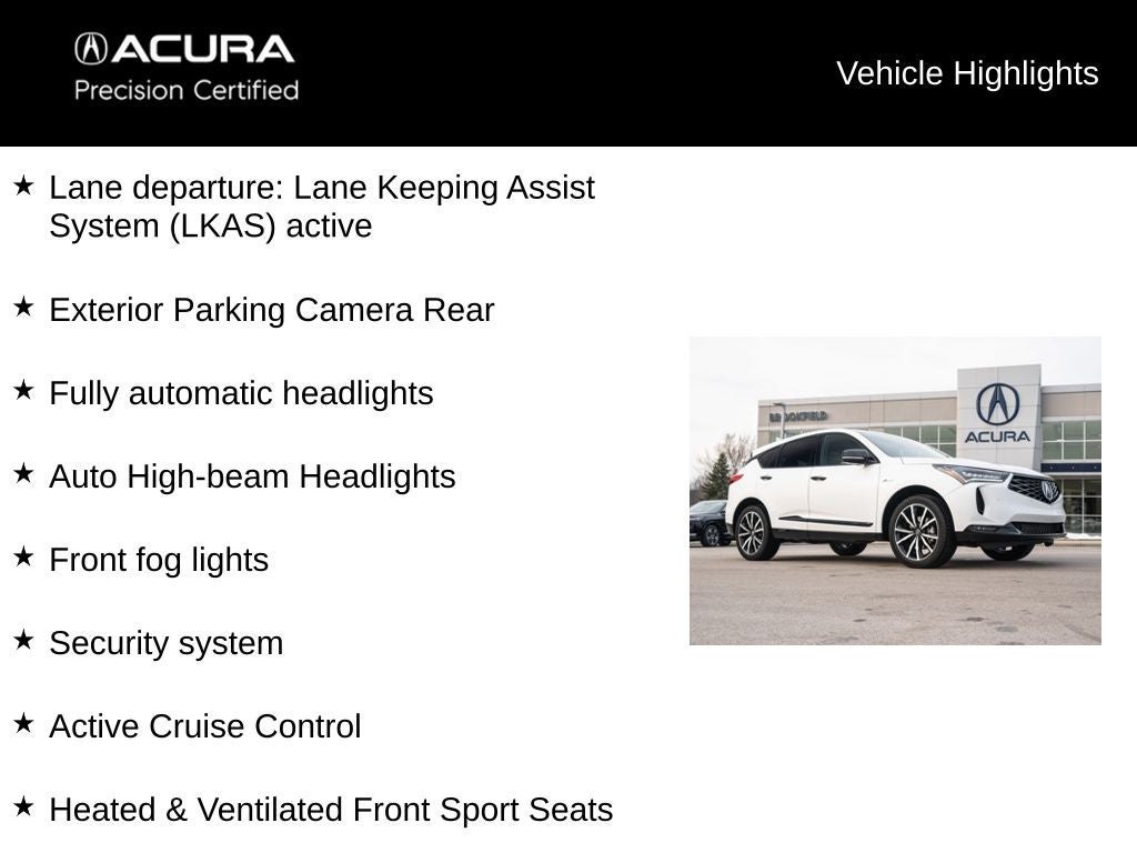 2025 Acura RDX A-Spec Advance Package SH-AWD