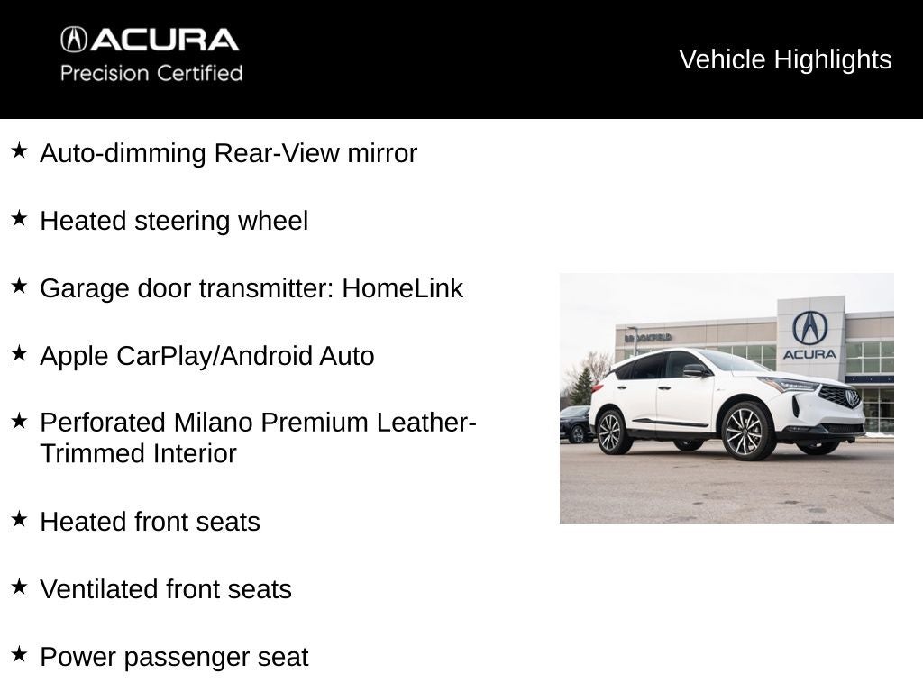 2025 Acura RDX A-Spec Advance Package SH-AWD