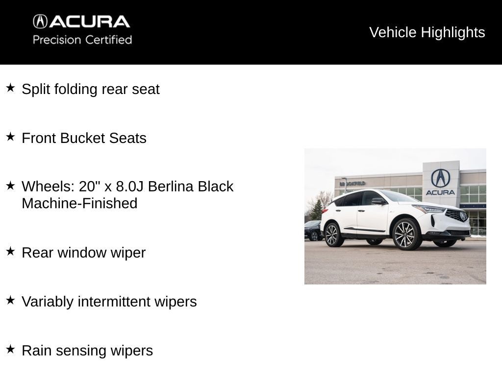 2025 Acura RDX A-Spec Advance Package SH-AWD