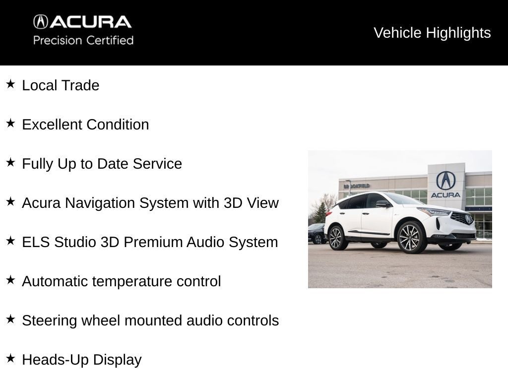 2025 Acura RDX A-Spec Advance Package SH-AWD