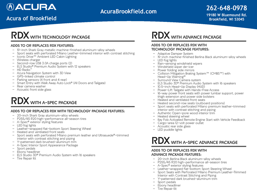 2026 Acura RDX A-Spec Advance Package SH-AWD