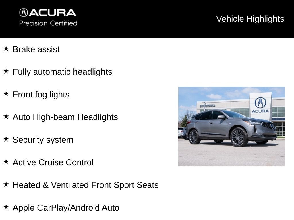 2023 Acura RDX A-Spec Advance Package SH-AWD