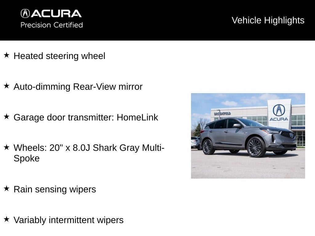 2023 Acura RDX A-Spec Advance Package SH-AWD