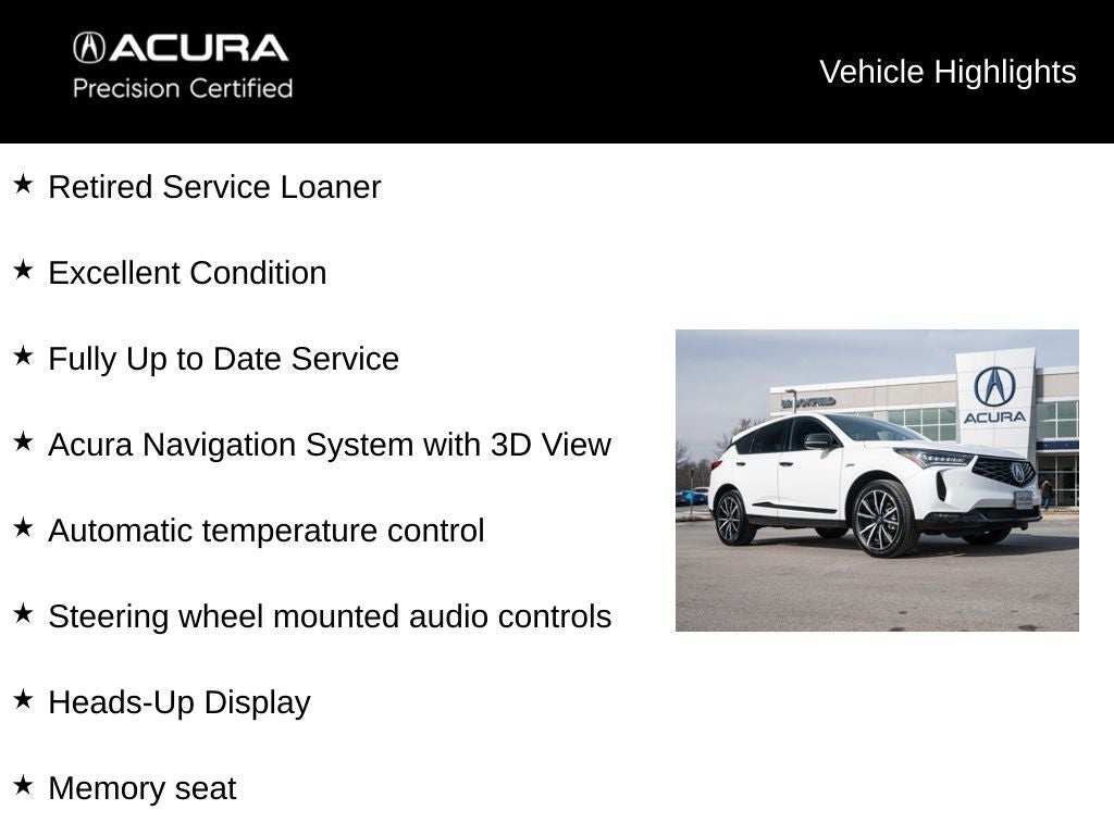 2025 Acura RDX A-Spec Advance Package SH-AWD