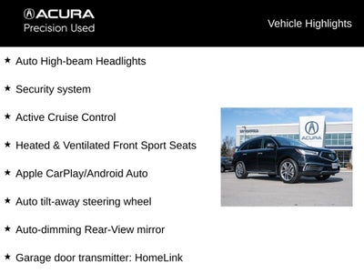 2018 Acura MDX 3.5L SH-AWD w/Advance & Entertainment Pkgs