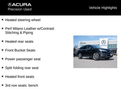 2018 Acura MDX 3.5L SH-AWD w/Advance & Entertainment Pkgs