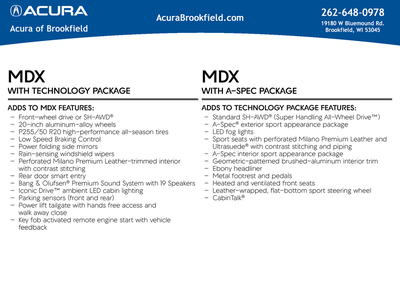 2026 Acura MDX A-Spec SH-AWD