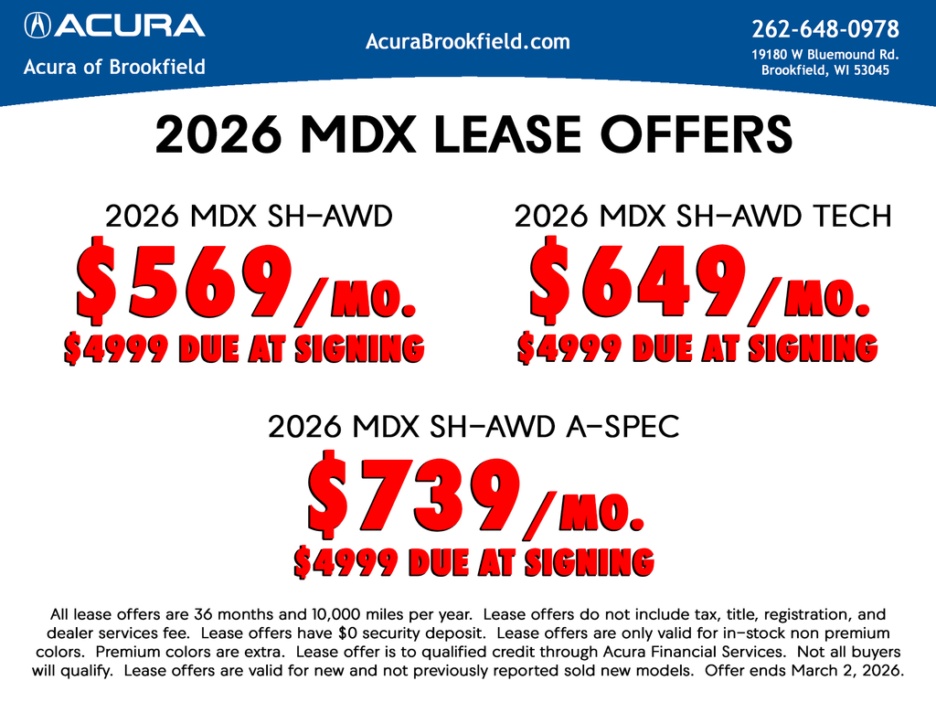 2026 Acura MDX Technology Package SH-AWD