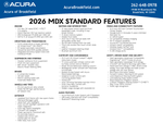 2026 Acura MDX Advance Package SH-AWD