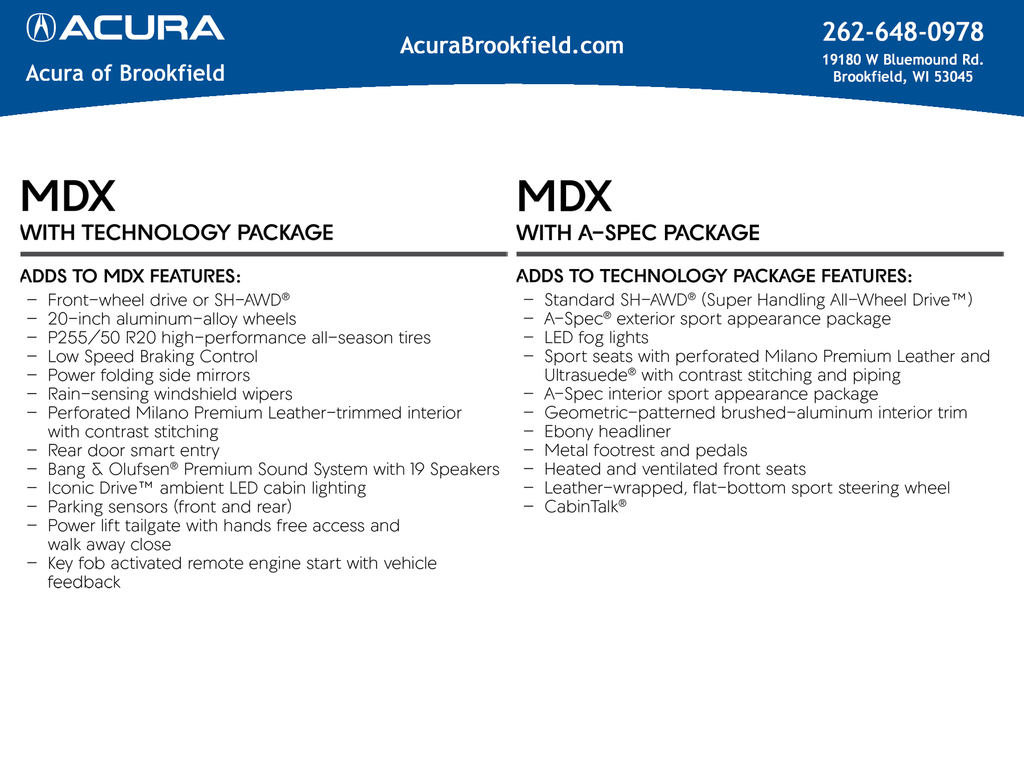2026 Acura MDX A-Spec Advance Package SH-AWD