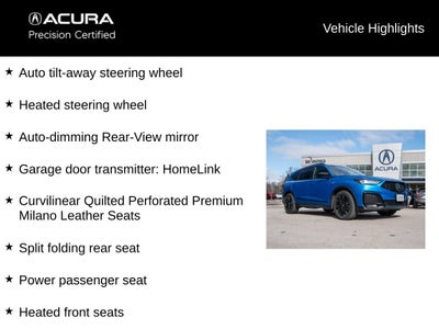 2026 Acura MDX A-Spec Advance Package SH-AWD