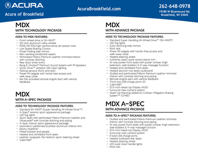2026 Acura MDX A-Spec Advance Package SH-AWD