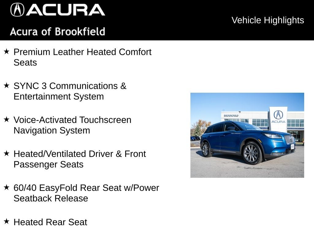 2020 Lincoln Corsair Standard