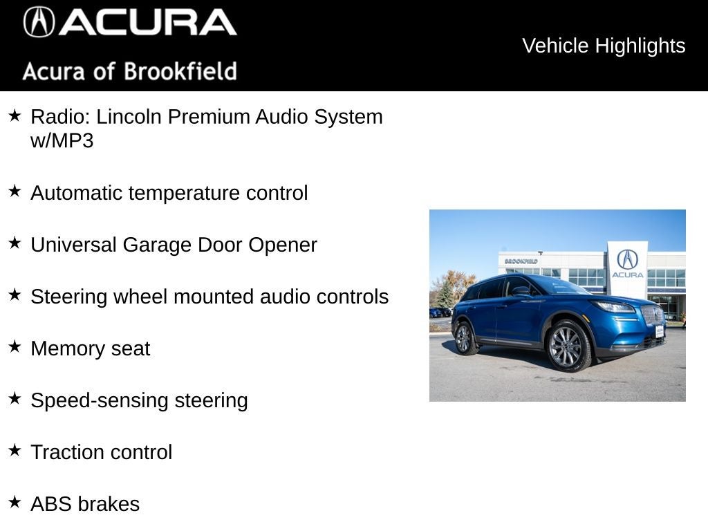 2020 Lincoln Corsair Standard
