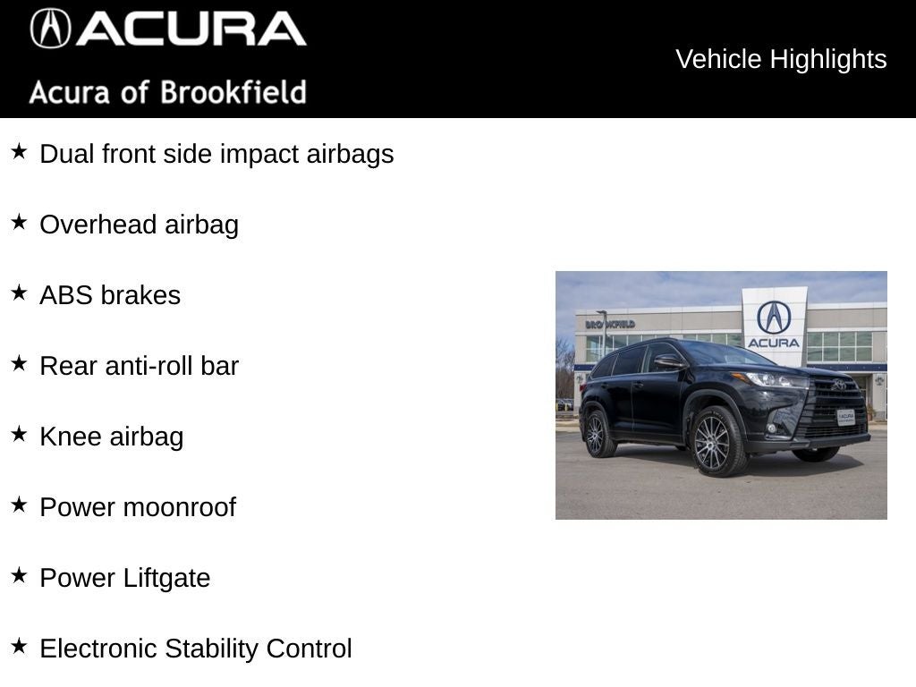 2017 Toyota Highlander SE