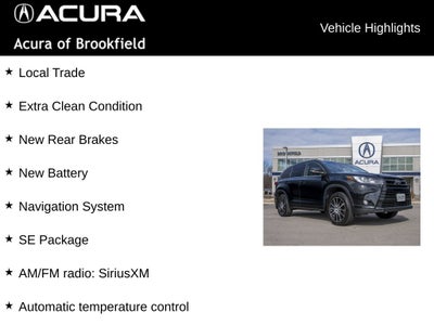 2017 Toyota Highlander SE