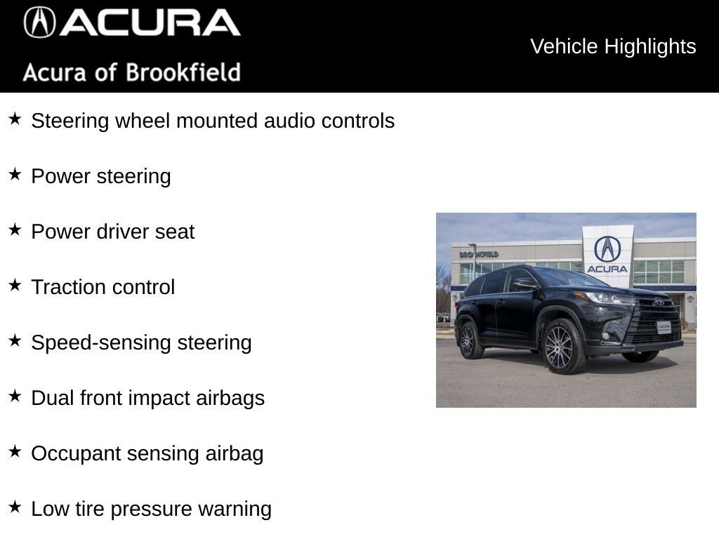 2017 Toyota Highlander SE