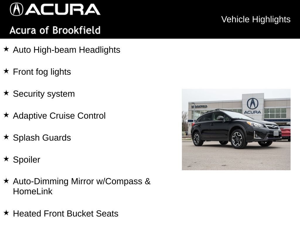 2017 Subaru Crosstrek 2.0i Limited